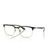 Gafas graduadas Ray-Ban RX6518 2890 black on gold - Miniatura del producto 2/4