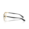 Ray-Ban RX6518 Korrektionsbrillen 2890 black on gold - Produkt-Miniaturansicht 3/4