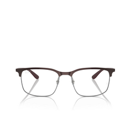 Ray-Ban RX6518 Korrektionsbrillen 3162 brown on gunmetal