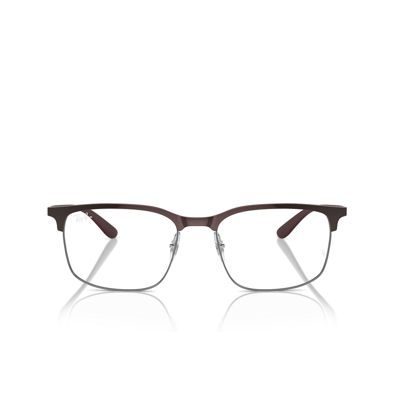 Lunettes de vue Ray-Ban RX6518 3162 brown on gunmetal - 1/4