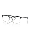 Ray-Ban RX6518 Korrektionsbrillen 3163 black on silver - Produkt-Miniaturansicht 2/4