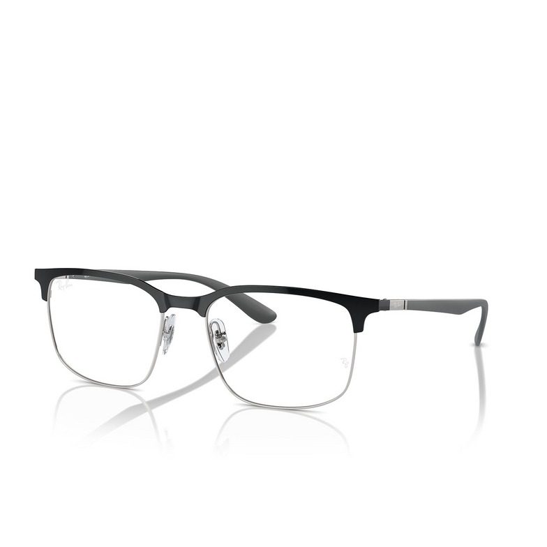 Occhiali da vista Ray-Ban RX6518 3163 black on silver - 2/4