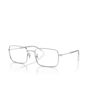 Ray-Ban RX6520 Eyeglasses 2501 silver - three-quarters view