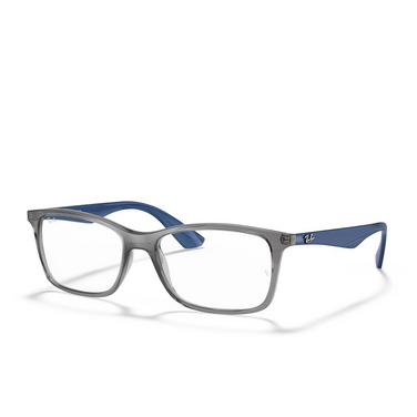 Ray-Ban RX7047 Eyeglasses 5769 transparent grey - three-quarters view