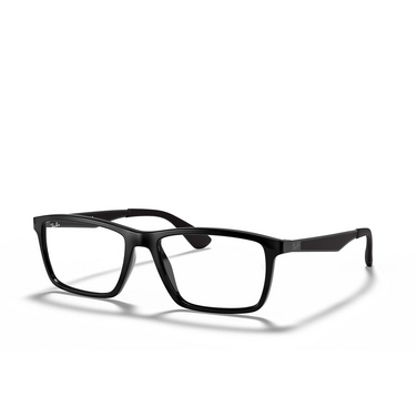 Ray-Ban RX7056 Korrektionsbrillen 2000 black - Dreiviertelansicht