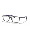 Occhiali da vista Ray-Ban RX7056 5814 transparent grey - anteprima prodotto 2/4