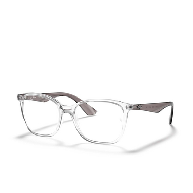 Ray-Ban RX7066 Korrektionsbrillen 5768 transparent - Dreiviertelansicht
