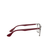 Ray-Ban RX7074 Eyeglasses 8083 transparent grey - product thumbnail 3/4