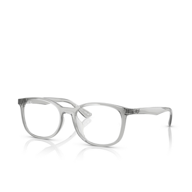 Ray-Ban RX7093D Eyeglasses 8012 transparent grey - three-quarters view