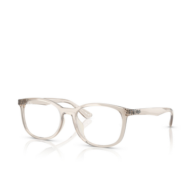 Occhiali da vista Ray-Ban RX7093D 8271 transparent light brown - tre quarti