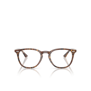 Ray-Ban RX7159 Eyeglasses 8395 transparent fantasy brown yellow - front view