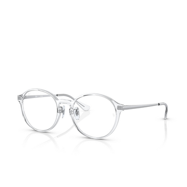 Ray-Ban RX7178D Eyeglasses 2001 transparent - three-quarters view