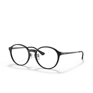 Ray-Ban RX7178D Eyeglasses 5725 black - three-quarters view