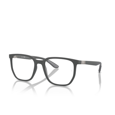 Ray-Ban RX7235 Korrektionsbrillen 5521 sand grey - Dreiviertelansicht