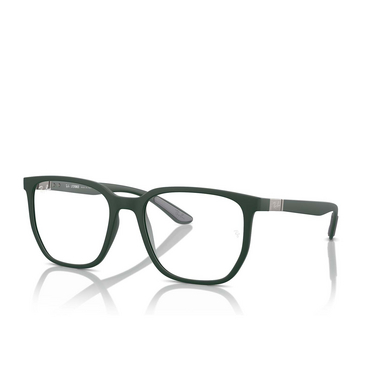 Ray-Ban RX7235 Korrektionsbrillen 8062 sand green - Dreiviertelansicht