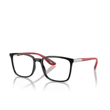 Occhiali da vista Ray-Ban RX7240M F644 black - tre quarti