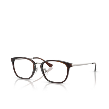 Ray-Ban RX7247D Korrektionsbrillen 5392 dark brown - Dreiviertelansicht