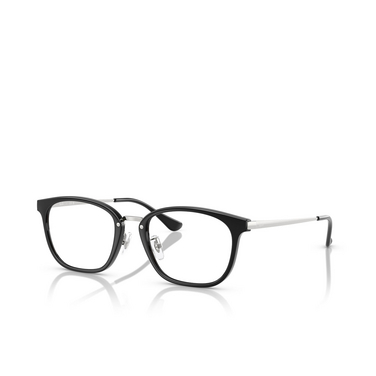 Gafas graduadas Ray-Ban RX7247D 5753 black - Vista tres cuartos