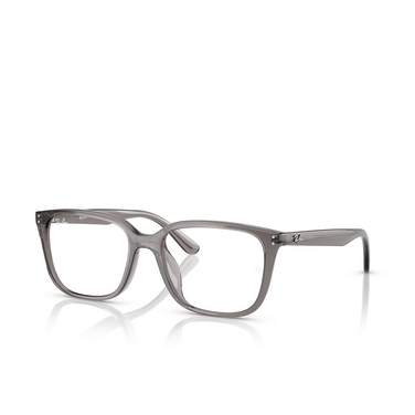 Occhiali da vista Ray-Ban RX7248D 8257 transparent opal grey - tre quarti