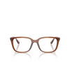 Ray-Ban RX7248D Eyeglasses 8409 transparent brown - product thumbnail 1/4