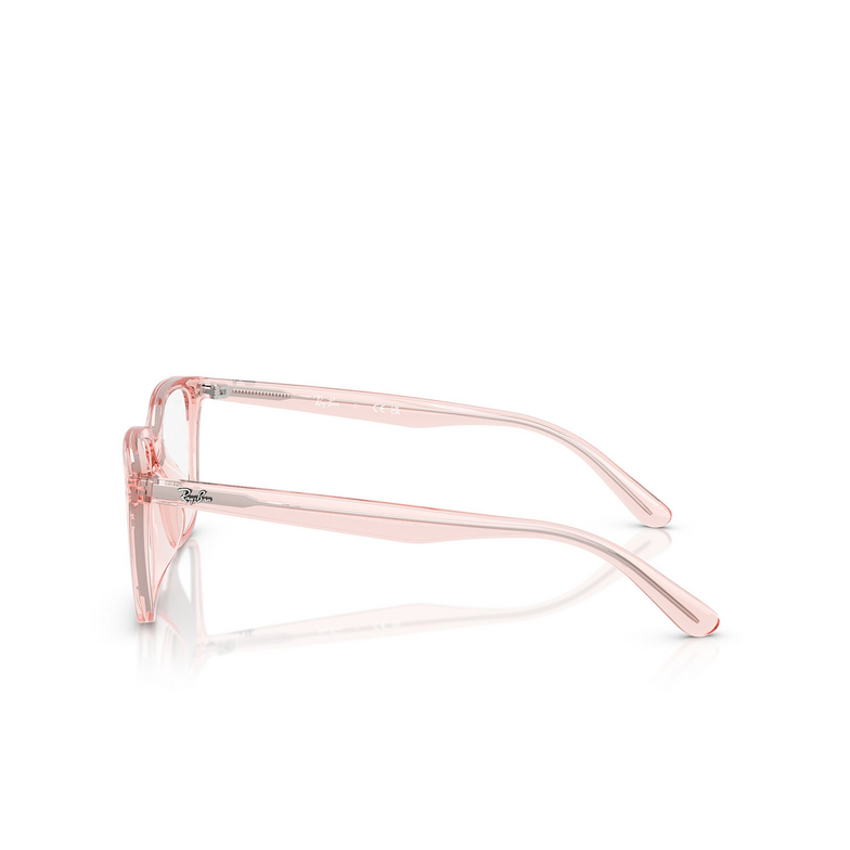 Ray-Ban RX7248D Eyeglasses 8410 transparent light pink - 3/4