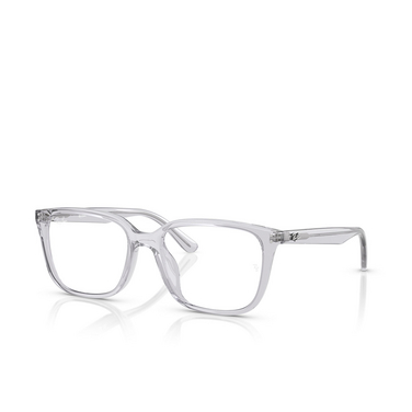 Ray-Ban RX7248D Eyeglasses 8411 transparent light grey - three-quarters view