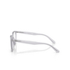 Occhiali da vista Ray-Ban RX7248D 8411 transparent light grey - anteprima prodotto 3/4