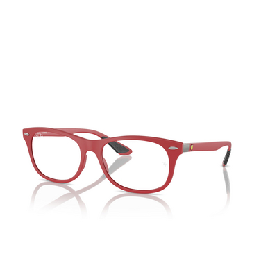Ray-Ban RX7307M Eyeglasses F628 red - three-quarters view
