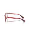 Occhiali da vista Ray-Ban RX7307M F628 red - anteprima prodotto 3/4