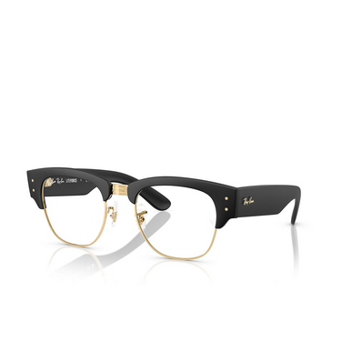 Ray-Ban RX7316V Korrektionsbrillen 5204 sand black on gold - Dreiviertelansicht