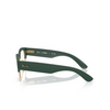 Occhiali da vista Ray-Ban RX7316V 8062 sand green on gold - anteprima prodotto 3/4