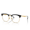 Gafas graduadas Ray-Ban RX7318D 8239 black on gold - Miniatura del producto 2/4