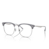 Lunettes de vue Ray-Ban RX7318D 8326 transparent grey on silver - Vignette du produit 2/4