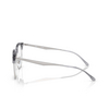 Lunettes de vue Ray-Ban RX7318D 8326 transparent grey on silver - Vignette du produit 3/4