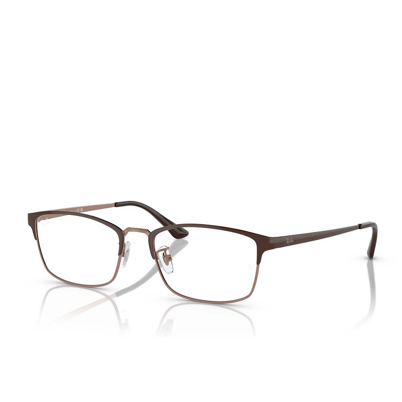 Ray-Ban RX8772D Eyeglasses 1240 brown on copper - 2/4