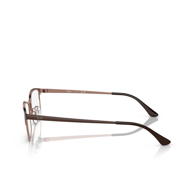 Ray-Ban RX8772D Eyeglasses 1240 brown on copper - 3/4