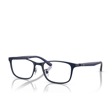 Ray-Ban RX8773D Eyeglasses 1242 dark blue - three-quarters view
