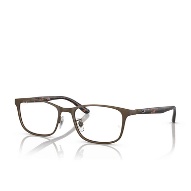 Occhiali da vista Ray-Ban RX8773D 1243 dark brown - tre quarti