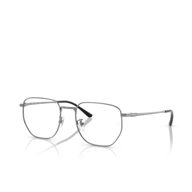 Gafas graduadas Ray-Ban RX8776D 1000 gunmetal - Vista tres cuartos