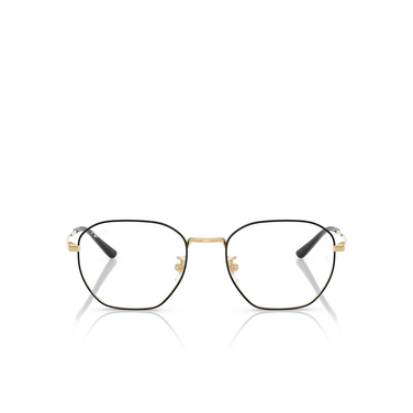 Ray-Ban RX8777D Eyeglasses 1250 black on gold - front view