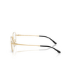 Ray-Ban RX8777D Eyeglasses 1250 black on gold - product thumbnail 3/4