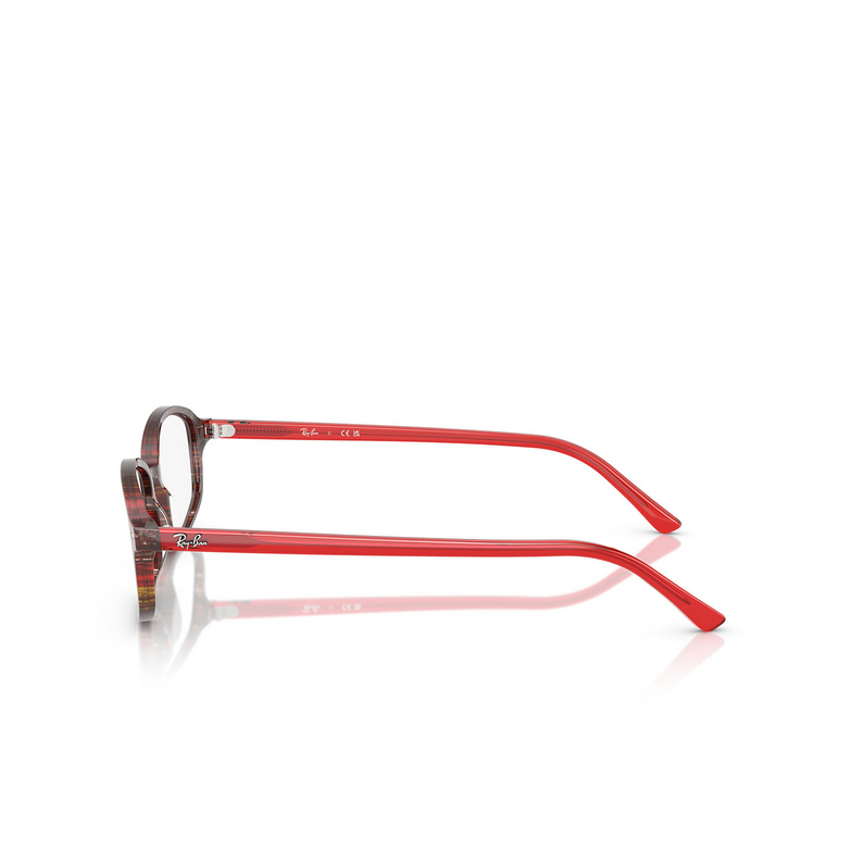 Lunettes de vue Ray-Ban SAM 8396 transparent shade fantasy red - 3/4