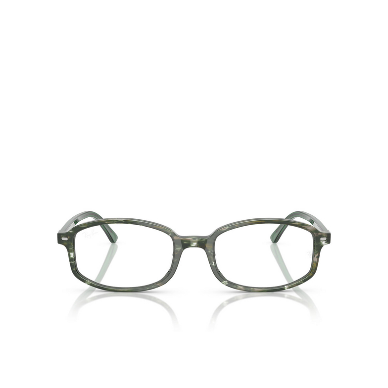 Lunettes de vue Ray-Ban SAM 8398 transparent shade fantasy green - 1/4