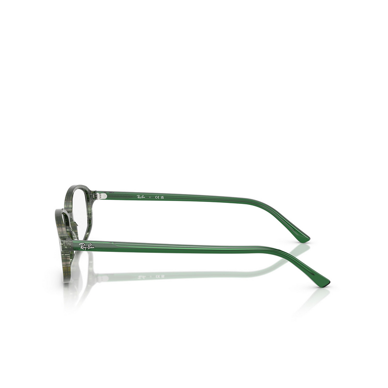 Lunettes de vue Ray-Ban SAM 8398 transparent shade fantasy green - 3/4