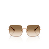 Occhiali da sole Ray-Ban SQUARE 920251 rosegold - anteprima prodotto 1/4