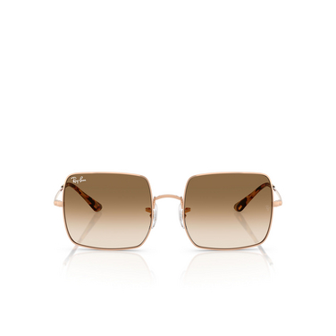 Lunettes de soleil Ray-Ban SQUARE 920251 rosegold - Vue de face