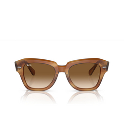 Ray-Ban STATE STREET Sunglasses 140351 striped brown