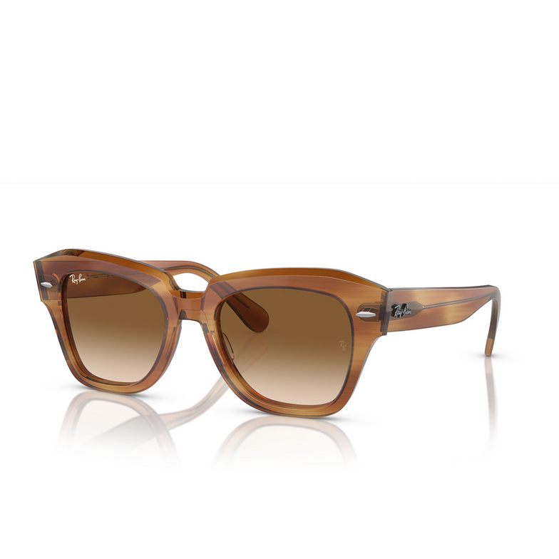 Ray-Ban STATE STREET Sunglasses 140351 striped brown - 2/4