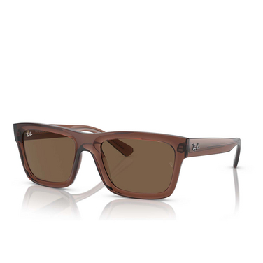 Ray-Ban WARREN Sunglasses 667873 transparent brown - three-quarters view