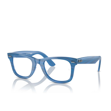 Ray-Ban WAYFARER EASE Eyeglasses 8384 photo striped blue - three-quarters view